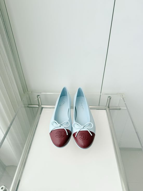 Chanel Classic Leather Sole Ballet Flats