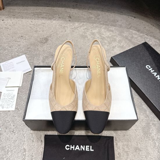 Chanel Elegant Leather Patchwork Comfortable Casual Shoes