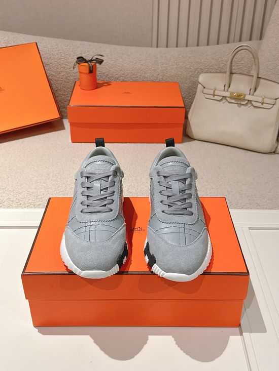 Hermes Classic Casual Comfortable Sneakers with Non-slip Thick Sole