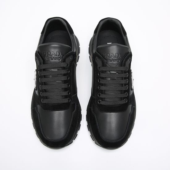 Prada Top-Quality Leather Shoes with Original Factory Soles