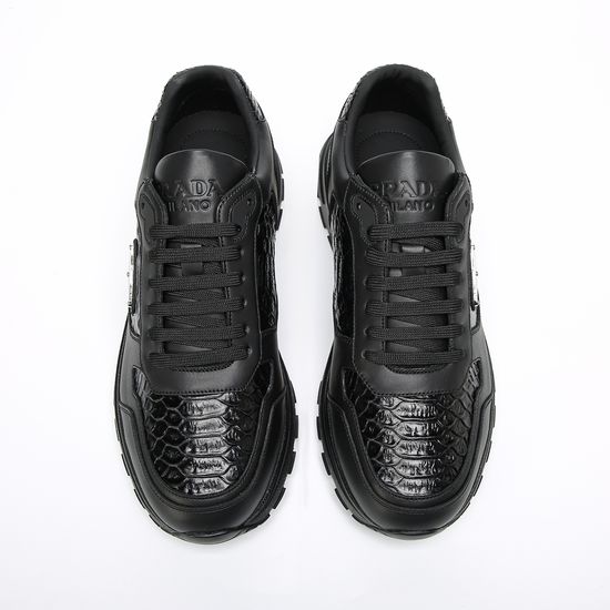 Prada Top-Quality Leather Shoes with Original Factory Soles