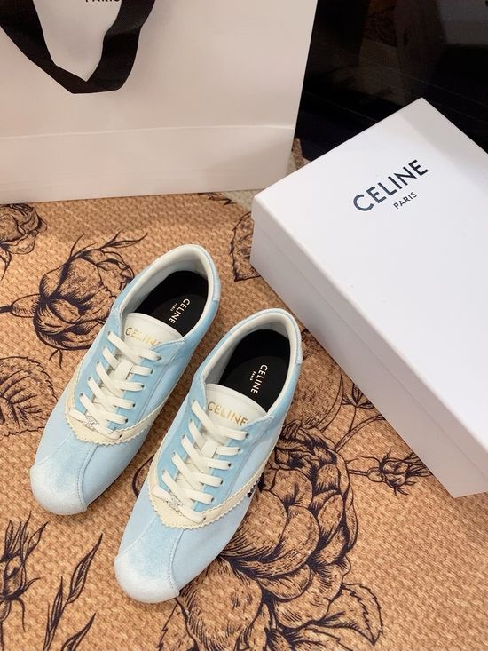 Celine Velvet Casual Training Shoes Padded Comfortable Non-slip Footwear