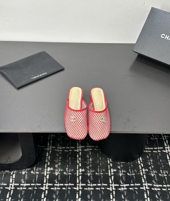 Chanel Satin Upper Leather Lined Casual Fashion Sandals