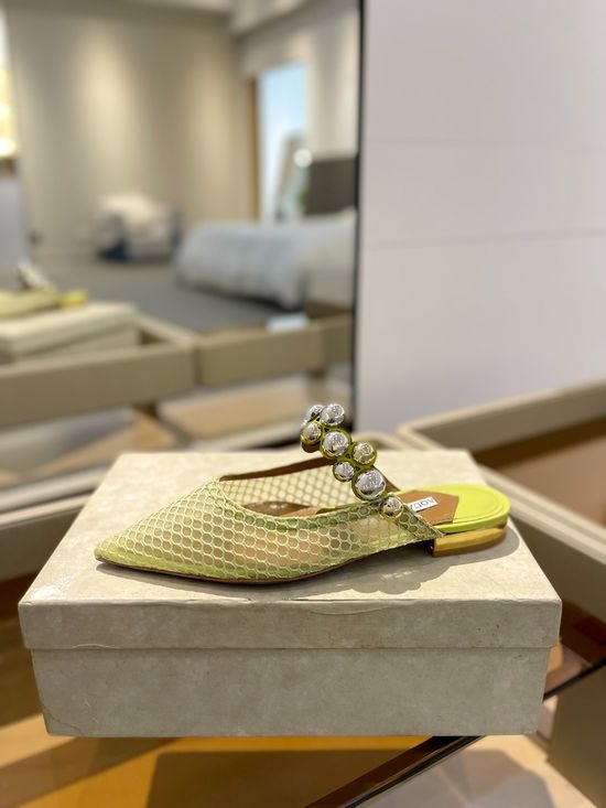 Jimmy Choo Classic Studded Leather Comfortable Flat Sandals
