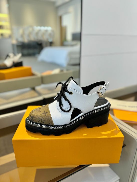 Louis Vuitton Classic High Quality Denim Leather Upper Casual Walking Shoes
