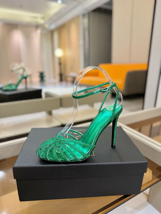 Alevi Milano Elegant Strap High Heel Sandals with Real Leather Sole