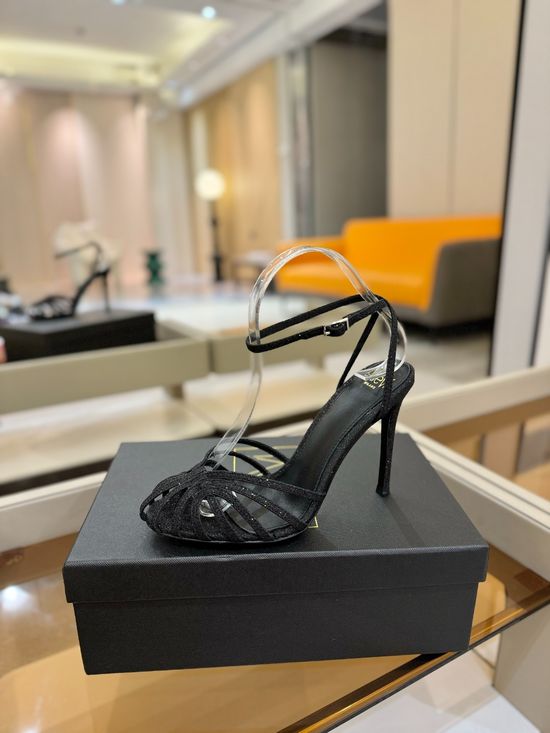Alevi Milano Elegant Strap High Heel Sandals with Real Leather Sole