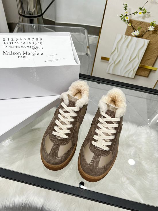 Dries Van Noten Retro Leather Upper Thick Soft Sole Non Slip Casual Shoes