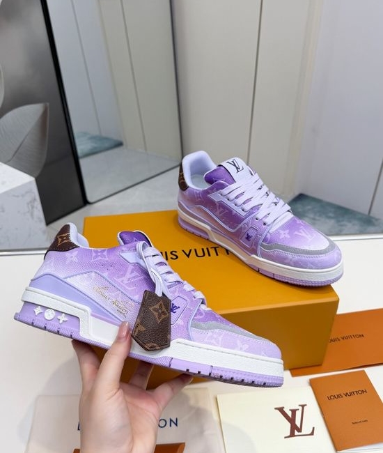 Louis Vuitton LV Vintage Leather Premium Comfortable Skate Sneakers