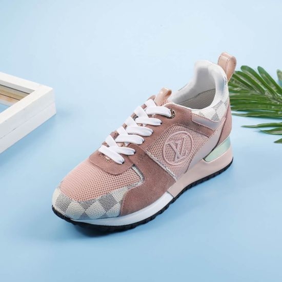 Louis Vuitton LV Genuine Leather Breathable Mesh Casual Comfort Sneakers