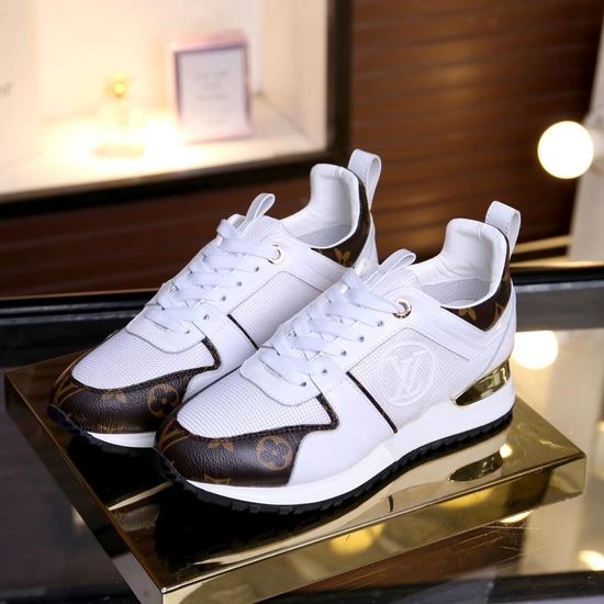 Louis Vuitton LV Couple Style Leather Mesh Breathable Casual Sneakers