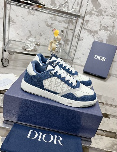 Christian Dior CD B27 Series Casual Sneakers With Printed Panels