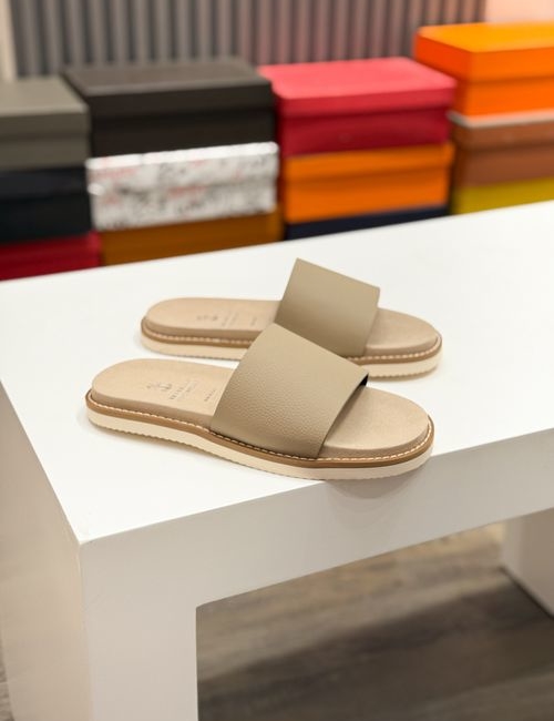 Brunello Cucinelli BC Suede Cowhide TPU Foam Slides