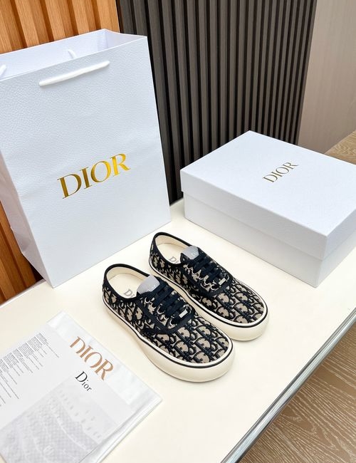 Christian Dior CD Embroidered Fabric Casual Shoes