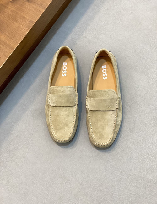 Hugo Boss High-Quality Driving Shoes With Full Packaging
