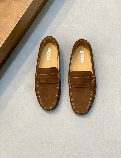 Hugo Boss High-Quality Driving Shoes With Full Packaging