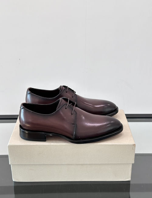 Santoni Cowhide Leather Sole Dress Shoes