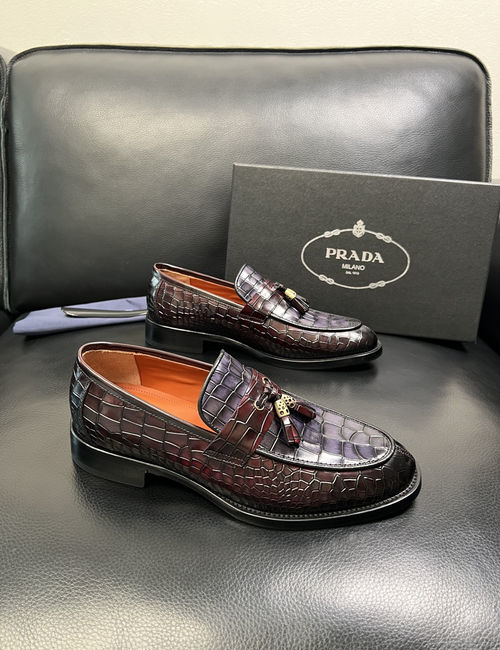 Prada Genuine Leather Dress Shoes