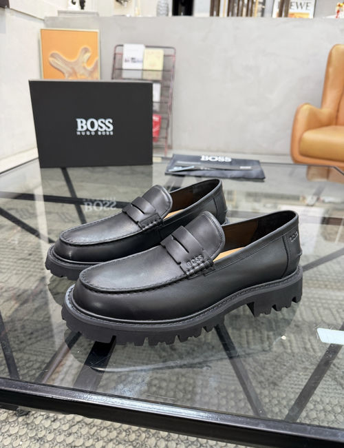Prada Premium Smooth Cowhide Slip-on Shoes