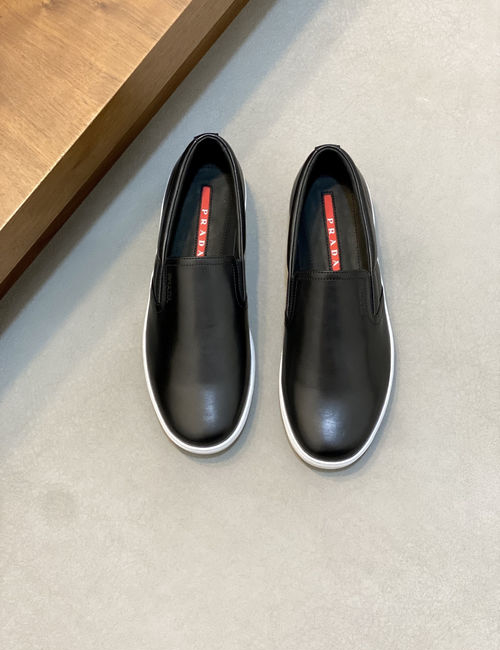 Prada Suede Cowhide Lining Skate Shoes