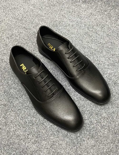 Prada Leather Shoes Cowhide Lining Leather Outsole