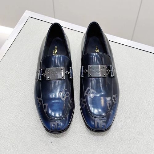 Dolce & Gabbana DG Premium Calfskin Leather Dress Shoes