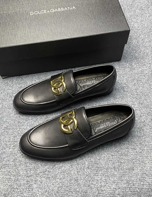 Dolce & Gabbana DG Leather Shoes Genuine Leather Upper Leather Lining Leather Sole