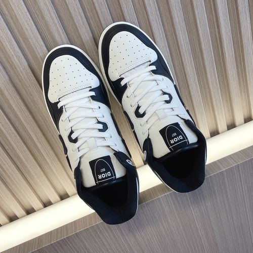 Christian Dior CD B57 Oblique Printed Leather Sneakers