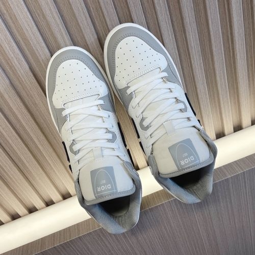 Christian Dior CD B57 Oblique Printed Leather Sneakers