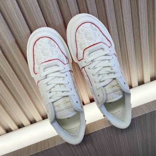 Christian Dior CD One White Leather Casual Sneakers