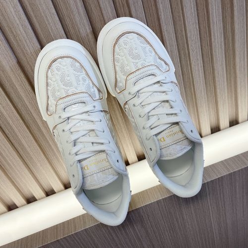 Christian Dior CD One White Leather Casual Sneakers