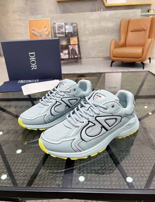 Christian Dior CD B30 Leather Mesh Breathable Sneakers