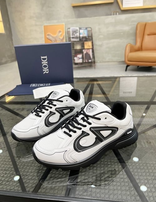 Christian Dior CD B30 Leather Mesh Breathable Sneakers