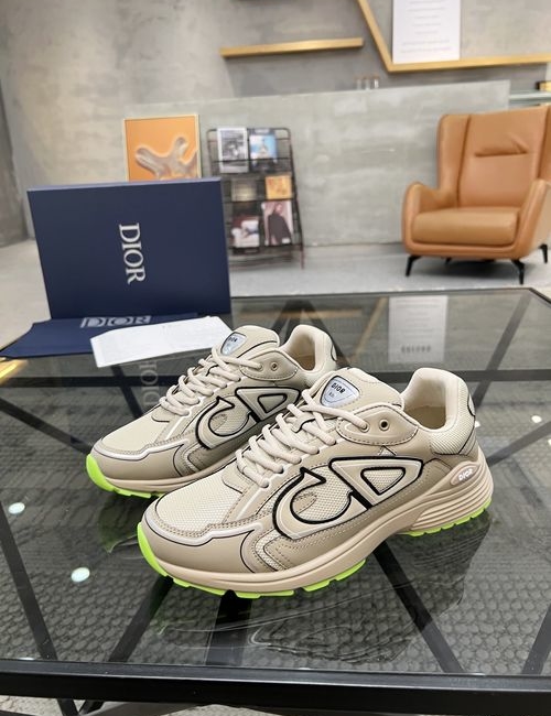 Christian Dior CD B30 Leather Mesh Breathable Sneakers