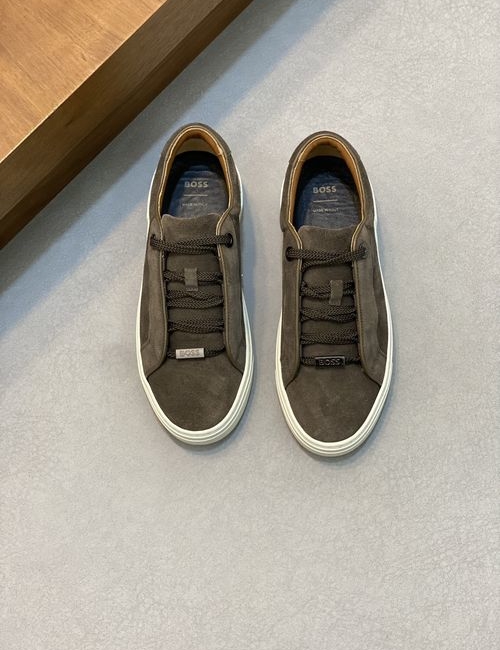 Hugo Boss Suede Leather Casual Sneakers