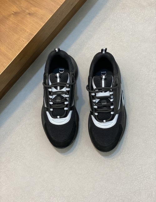 Christian Dior CD B22 Jogging Sneakers Leather Mesh Upper