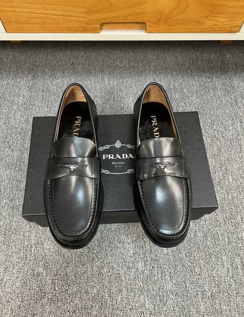 Prada Premium Leather Dress Shoes