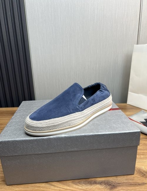 Prada Suede Leather Casual Shoes