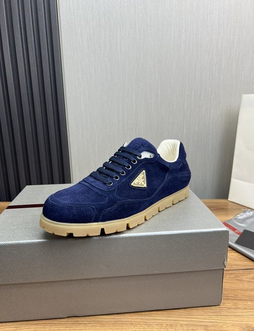 Prada Suede Leather Casual Shoes