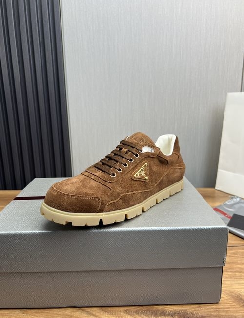 Prada Suede Leather Casual Shoes
