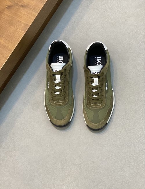 Hugo Boss Cowhide Waterproof Casual Sneakers With TPU Sole