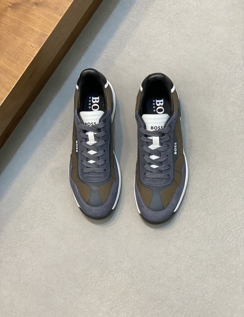 Hugo Boss Cowhide Waterproof Casual Sneakers With TPU Sole