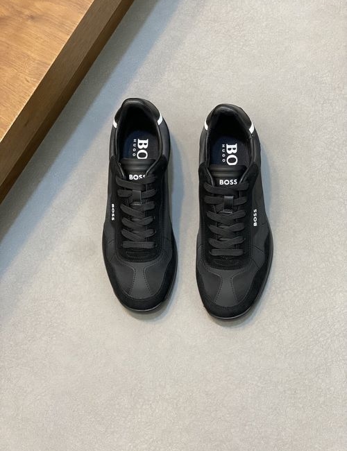 Hugo Boss Cowhide Waterproof Casual Sneakers With TPU Sole