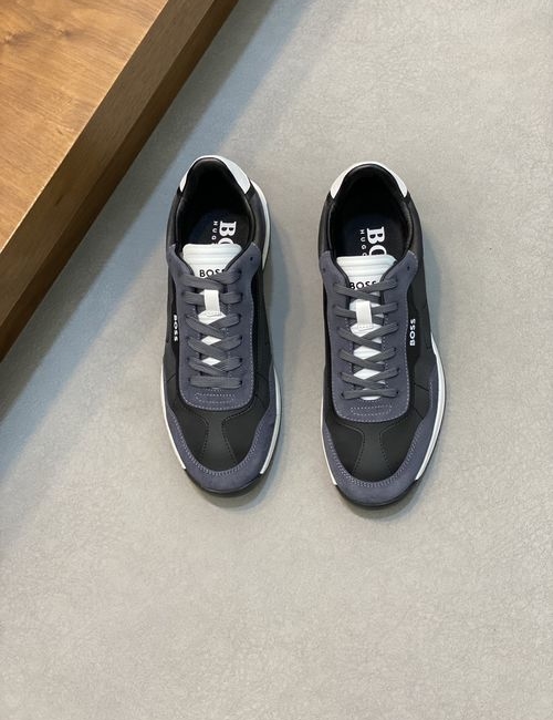 Hugo Boss Cowhide Waterproof Casual Sneakers With TPU Sole