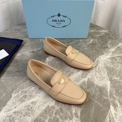 Prada Full-grain Cowhide Suede Rubber Shoes