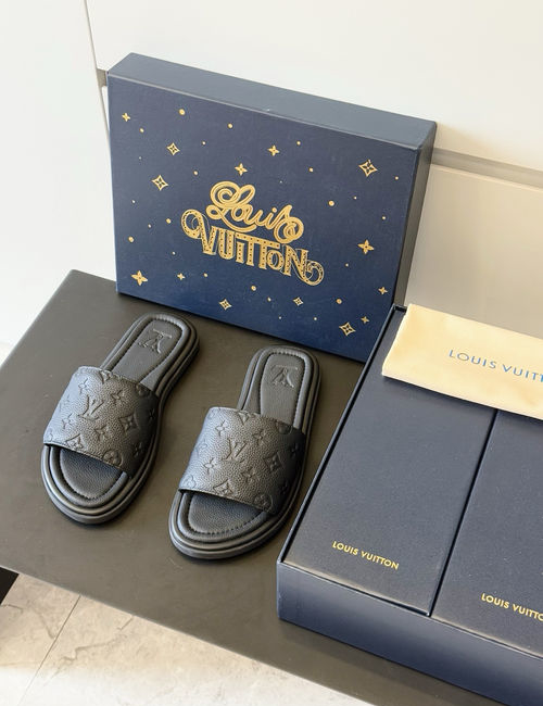 Louis Vuitton LV Waterfront Sandals With Monogram Pattern