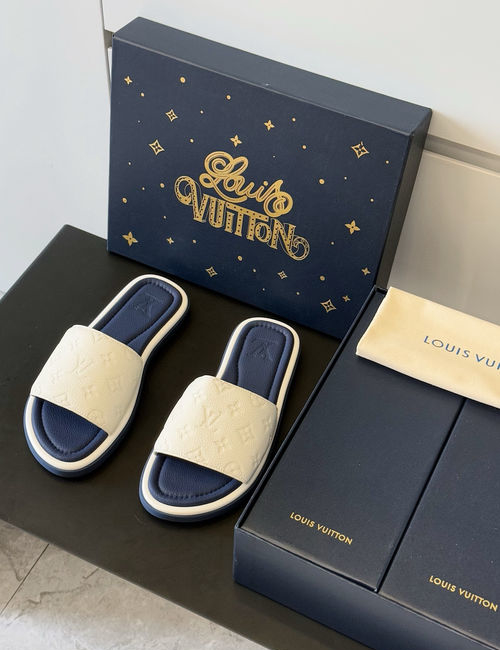 Louis Vuitton LV Waterfront Sandals With Monogram Pattern