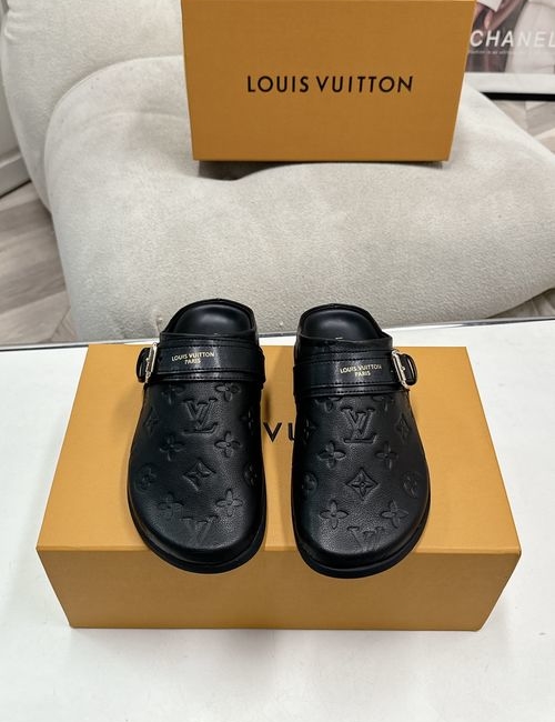 Louis Vuitton LV To-Go Comfort Monogram Canvas Clogs