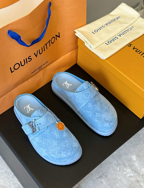 Louis Vuitton LV Birken-style Slippers With Logo Hardware