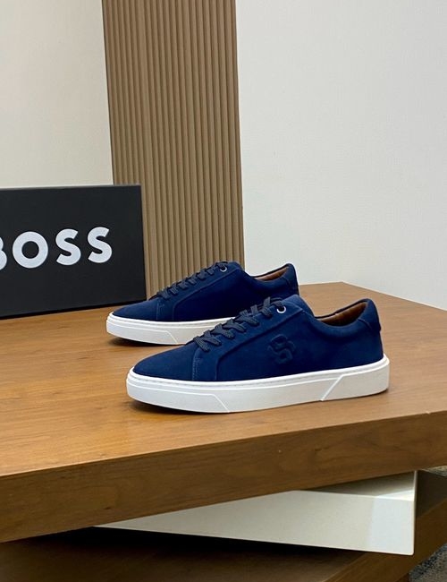 Hugo Boss Frosted Cowhide Casual Sneakers